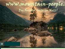 Tablet Screenshot of mountain-people.de